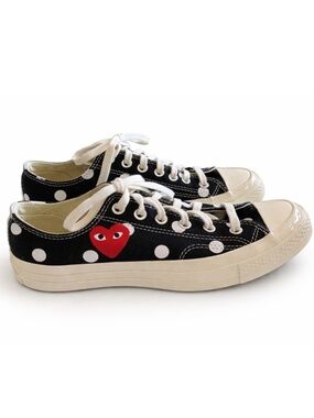 Converse x Comme des Garçons PLAY Women Sneakers Size 8